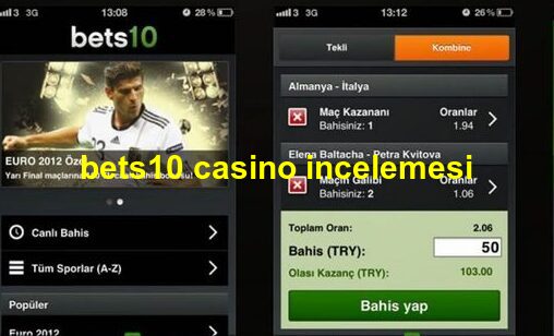 bets10 casino incelemesi